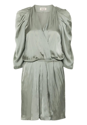 Zadig&Voltaire Ruz satin minidress - Green