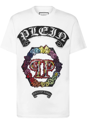 Philipp Plein Strass Smile T-shirt - White