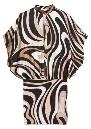 PUCCI marmo-print dress - Black