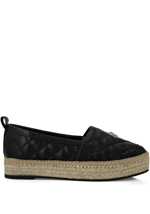Philipp Plein quilted espadrilles - Black