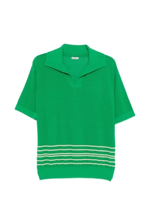 BODE striped boxy polo - Green