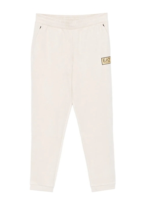 Ea7 Emporio Armani logo trousers - Neutrals