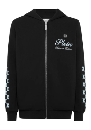 Philipp Plein cotton-blend hoodie - Black