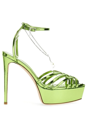 Nicolò Beretta 130mm Heidi sandals - Green