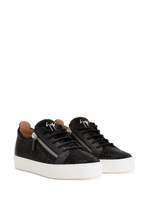 Giuseppe Zanotti Frankie rhinestone sneakers - Black