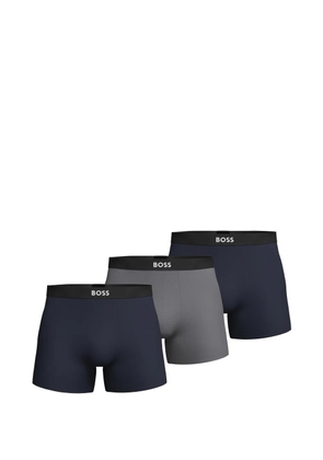 BOSS logo-waistband boxers - Blue