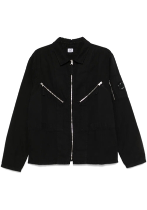 C.P. Company Lens-detail shirt jacket - Black