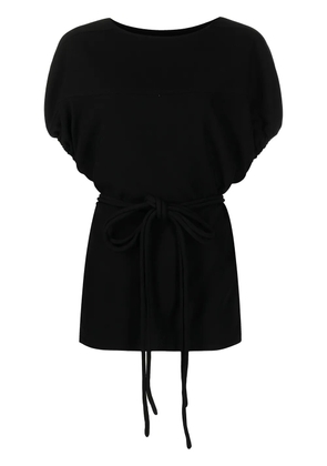 Proenza Schouler matte crepe cocoon top - Black