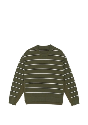 CROQUIS striped crewneck jumper - Green