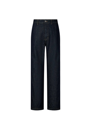 TOMBOY logo-patch trousers - Blue