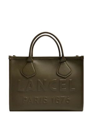 Lancel Jour zipped leather tote bag - Green
