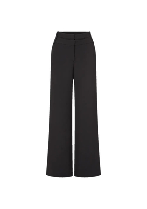 Veronica Beard Tonelli double-waist trousers - Black