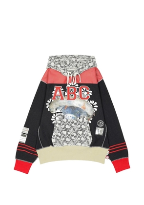 Advisory Board Crystals appliquéd hoodie - Black