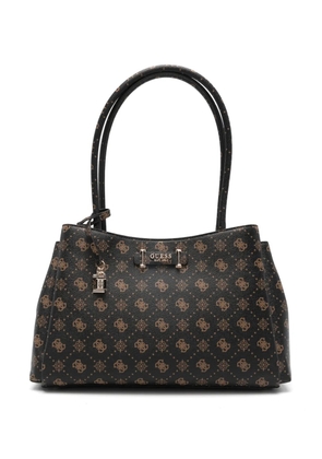 GUESS USA Carrie Monogram tote bag - Brown