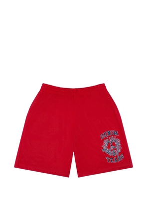 Denim Tears logo-detail shorts - Red