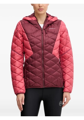 La Sportiva hooded quilted-design jacket - Pink