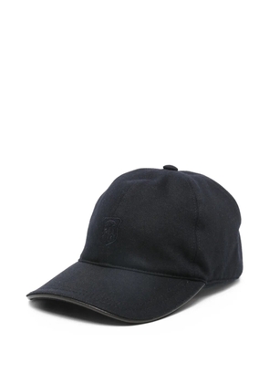 Corneliani tonal logo cap - Blue