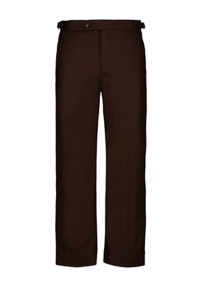 BODE side-buckle trousers - Brown