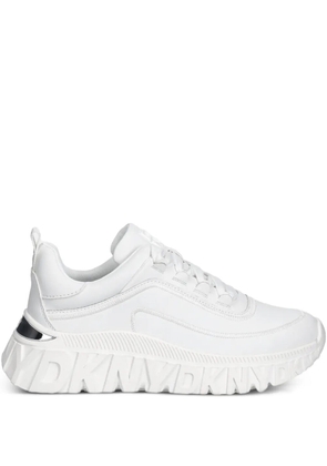 DKNY logo-embossed sneakers - White