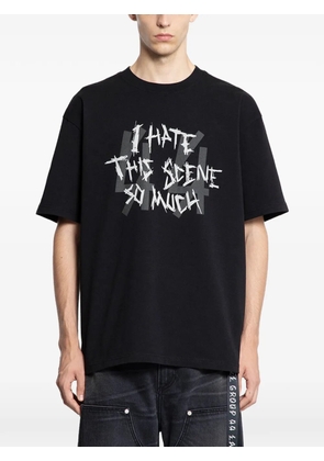 44 LABEL GROUP jersey T-shirt - Black