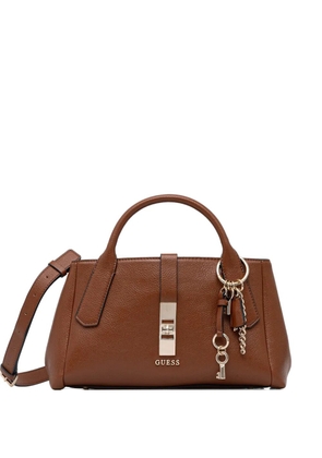 GUESS USA Brooke charm-detail tote bag - Brown