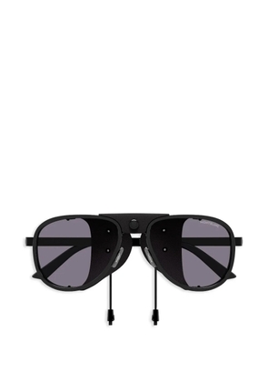 Montblanc side-shields pilot sunglasses - Black