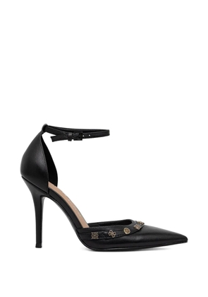 GUESS USA Nanae ankle strap embellishment pumps - Black