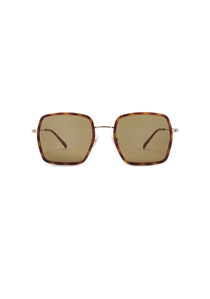 Gucci Square Sunglasses in Brown.