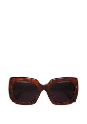 Marni Eyewear havana geometric sunglasses - Brown