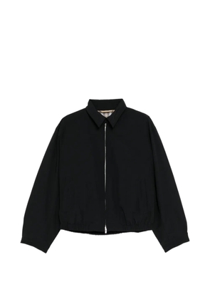 JNBY two-way zipper long-sleeve jacket - Black
