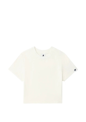 A BATHING APE® heart-motif cropped T-shirt - Neutrals