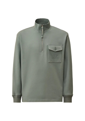 C.P. Company zip-fastening chest-pocket sweatshirt - Green