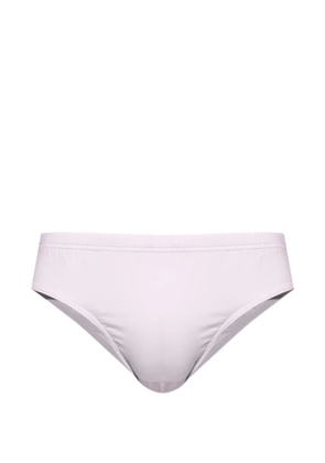 DSQUARED2 logo-print swimming trunks - Purple