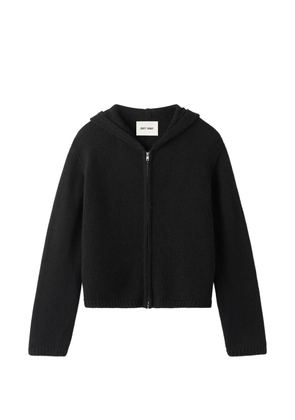 Soft Goat zip-up hoodie - Black