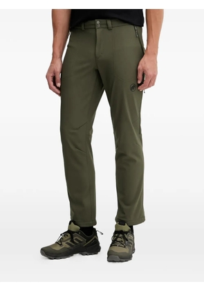 Mammut logo-print performance trousers - Green