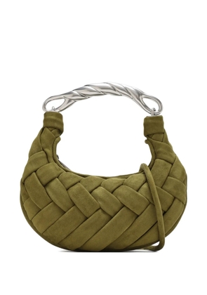 JW Pei woven top-handle shoulder bag - Green