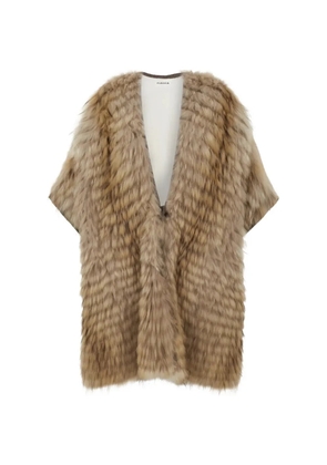 P.A.R.O.S.H. fur gilet - Neutrals