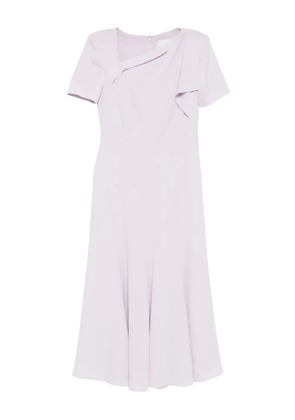 Roland Mouret light cady shoulder dress - Purple