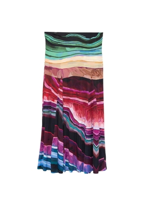 FARM Rio printed midi skirt - Red