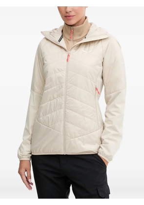 Salewa Ortles Hybrid quilted hooded jacket - Neutrals