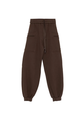 Nº21 patch-pocket track pants - Brown