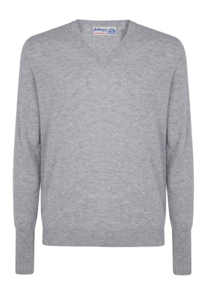 Ballantyne v-neck cashmere sweater - Grey