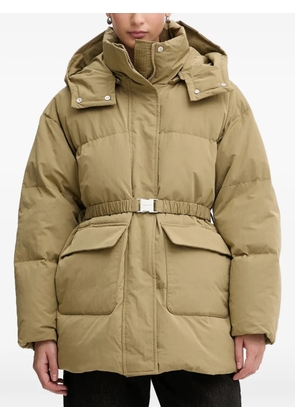 Miss Sixty hooded belted coat - Green