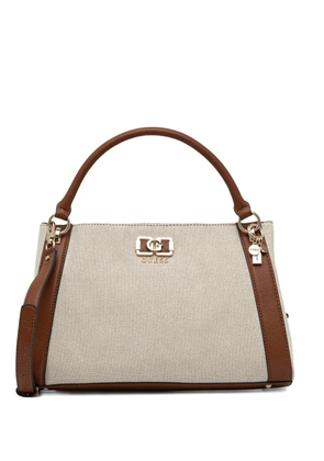 GUESS USA Karnilla logo-plaque tote bag - Neutrals