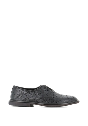 Alexander Hotto perforated-design derby shoes - Black