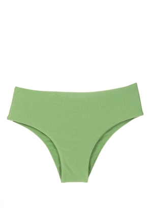 Lenny Niemeyer high-waist textured bikini bottoms - Green