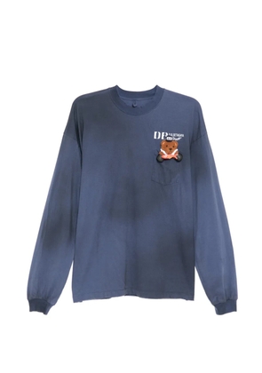 Doublet Workwear bear T-shirt - Blue