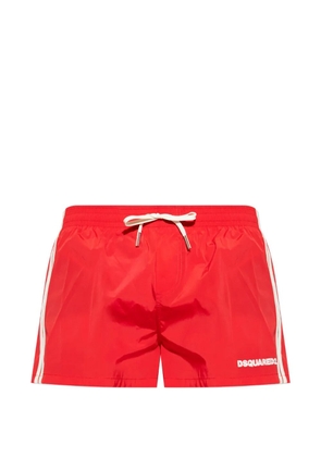 DSQUARED2 drawstring stripe swim shorts