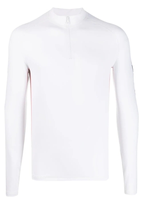 Orlebar Brown logo-print compression jumper - White