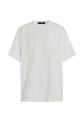 Y's logo-print T-shirt - White